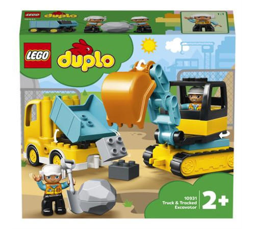 Конструктор LEGO DUPLO Вантажівка та гусеничний екскаватор 20 ел. (10931)