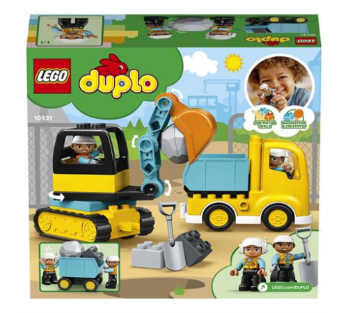 Конструктор LEGO DUPLO Вантажівка та гусеничний екскаватор 20 ел. (10931)