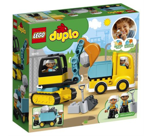 Конструктор LEGO DUPLO Вантажівка та гусеничний екскаватор 20 ел. (10931)