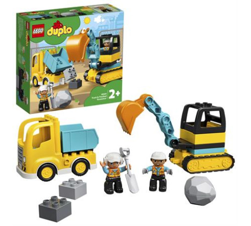 Конструктор LEGO DUPLO Вантажівка та гусеничний екскаватор 20 ел. (10931)