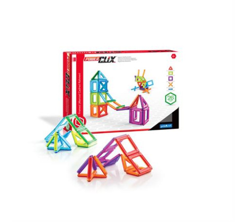 Магнітний конструктор Guidecraft PowerClix Frames, 26 ел. (G9199) Магнітний конструктор Guidecraft PowerClix Frames, 26 ел. (G9199)