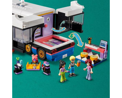 Конструктор LEGO Friends Автобус для музичного туру попзірки 845 ел. (42619)