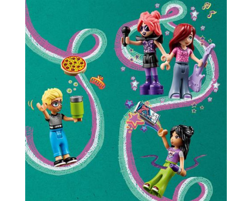 Конструктор LEGO Friends Автобус для музичного туру попзірки 845 ел. (42619)