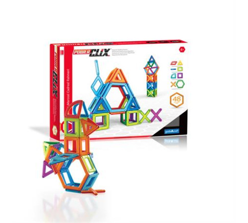 Магнітний конструктор Guidecraft PowerClix Frames, 48 ел. (G9200) Магнітний конструктор Guidecraft PowerClix Frames, 48 ел. (G9200)