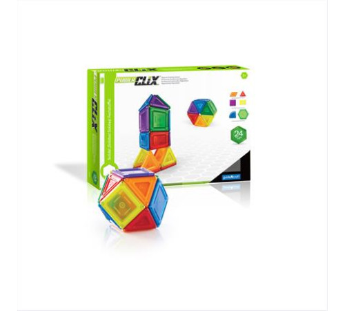 Магнітний конструктор Guidecraft PowerClix Solids, 24 ел. (G9420) Магнітний конструктор Guidecraft PowerClix Solids, 24 ел. (G9420)