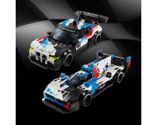 Конструктор LEGO Speed Champions Автомобілі для перегонів BMW M4 GT3 і BMW M Hybrid V8 676 ел. (76922)