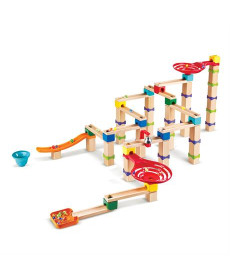 Конструктор-лабіринт Hape Marble Run Трюки та повороти 129 ел. (E1100)