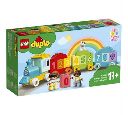 Конструктор LEGO DUPLO Creative Play Поїзд із цифрами Вчимося рахувати 23 деталі (10954)