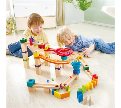 Конструктор-лабіринт Hape Marble Run Гоночна траса 81 ел. (E1101) Конструктор-лабіринт Hape Marble Run Гоночна траса 81 ел. (E1101)