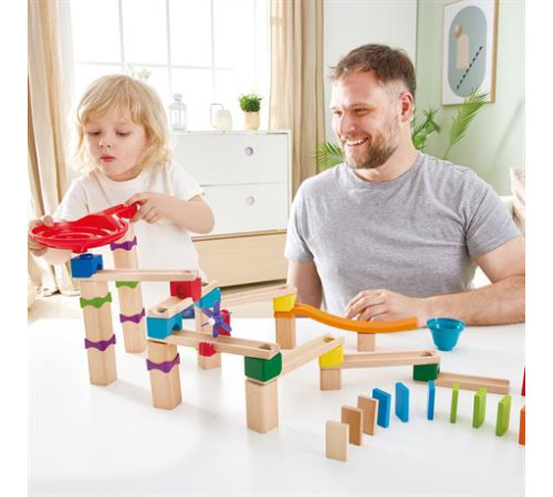 Конструктор-лабіринт Hape Marble Run Гоночна траса 81 ел. (E1101) Конструктор-лабіринт Hape Marble Run Гоночна траса 81 ел. (E1101)