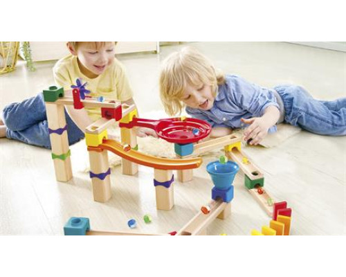 Конструктор-лабіринт Hape Marble Run Гоночна траса 81 ел. (E1101)