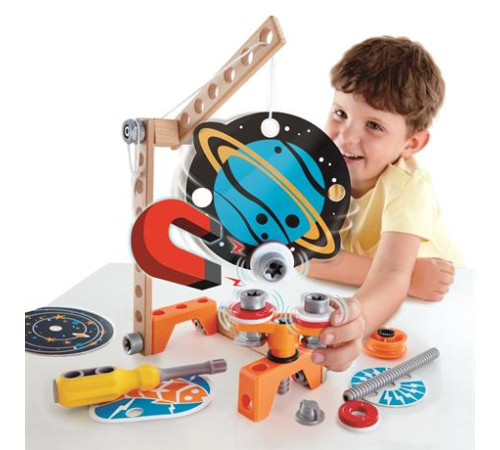 Конструктор Hape Junior Inventor Магнітна лабораторія 34 ел. (E3033) Конструктор Hape Junior Inventor Магнітна лабораторія 34 ел. (E3033)
