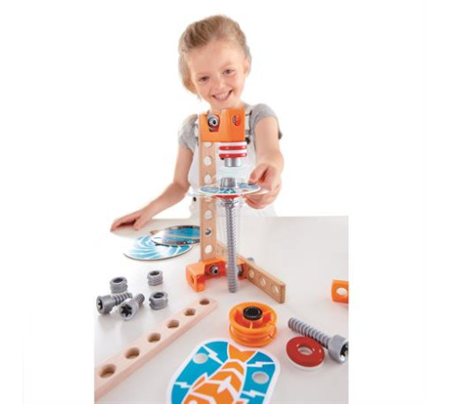 Конструктор Hape Junior Inventor Магнітна лабораторія 34 ел. (E3033) Конструктор Hape Junior Inventor Магнітна лабораторія 34 ел. (E3033)