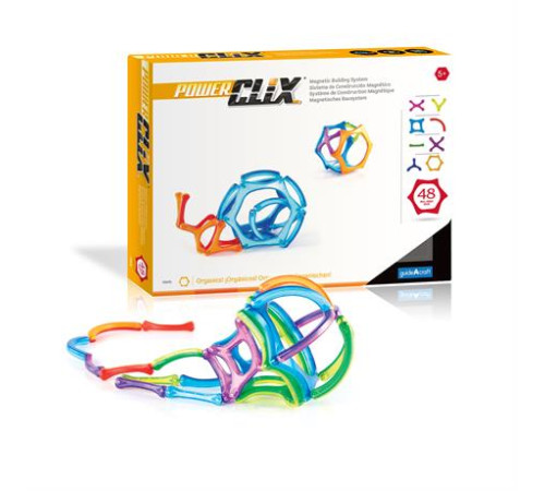 Магнітний конструктор Guidecraft PowerClix Organics, 48 ел. (G9431) Магнітний конструктор Guidecraft PowerClix Organics, 48 ел. (G9431)