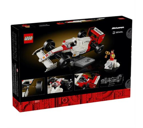 Конструктор LEGO Icons McLaren MP4/4 і Айртон Сенна 693 ел. (10330) Конструктор LEGO Icons McLaren MP4/4 і Айртон Сенна 693 ел. (10330)