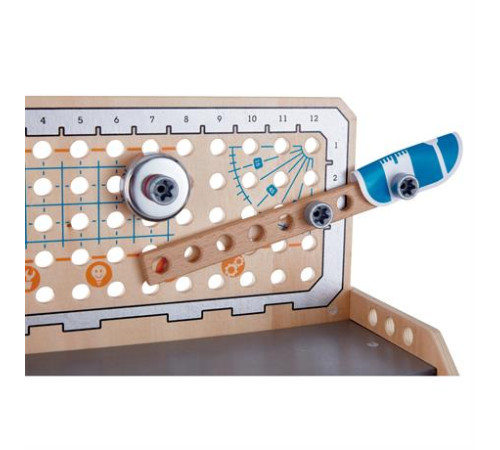 Конструктор Hape Junior Inventor Науковий верстак настільний 58 ел. (E3028) Конструктор Hape Junior Inventor Науковий верстак настільний 58 ел. (E3028)
