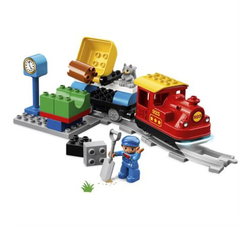 Конструктор LEGO DUPLO Town Паровоз на паровій тязі 59 деталей (10874) Конструктор LEGO DUPLO Town Паровоз на паровій тязі 59 деталей (10874)