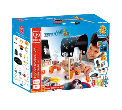 Конструктор Hape Junior Inventor Оптична лабораторія 54 ел. (E3034) Конструктор Hape Junior Inventor Оптична лабораторія 54 ел. (E3034)