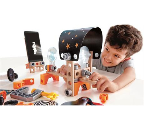 Конструктор Hape Junior Inventor Оптична лабораторія 54 ел. (E3034) Конструктор Hape Junior Inventor Оптична лабораторія 54 ел. (E3034)