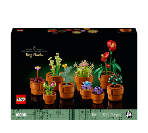Конструктор LEGO Icons Мініатюрні рослини 758 ел. (10329)