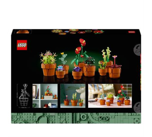 Конструктор LEGO Icons Мініатюрні рослини 758 ел. (10329)