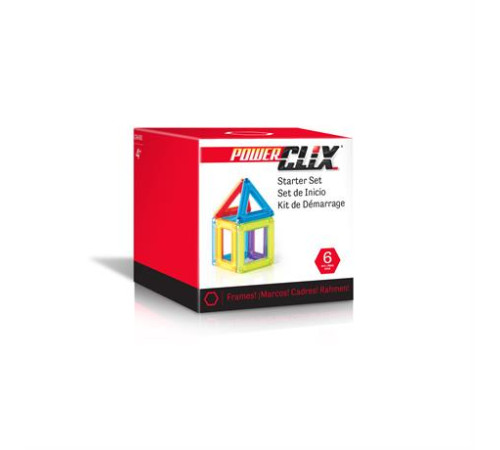Магнітний конструктор Guidecraft PowerClix Frames Базовий набір, 6 ел. (G9480) Магнітний конструктор Guidecraft PowerClix Frames Базовий набір, 6 ел. (G9480)