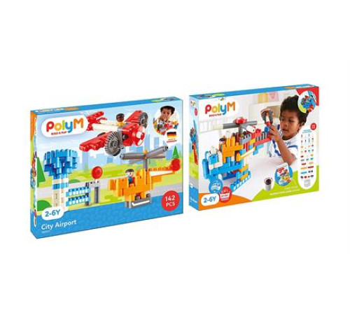 Конструктор PolyM Міський аеропорт 142 ел. (760023) Конструктор PolyM Міський аеропорт 142 ел. (760023)