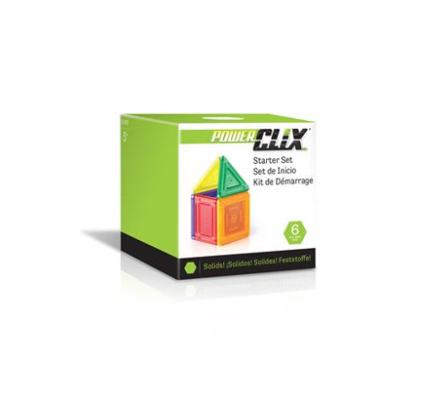 Магнітний конструктор Guidecraft PowerClix Solids Базовий набір, 6 ел. (G9481) Магнітний конструктор Guidecraft PowerClix Solids Базовий набір, 6 ел. (G9481)
