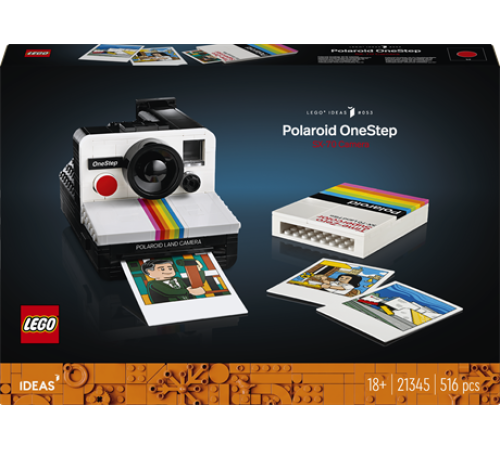 Конструктор LEGO Ideas Фотоапарат Polaroid OneStep SX-70, 516 ел. (21345)