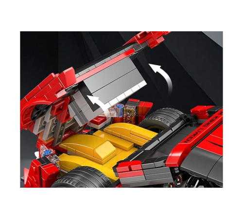 Дитячий конструктор Ramiz Спортивні автомобілі 1311 ел, червоний