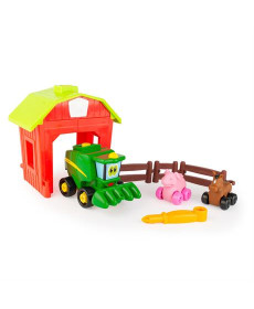 Конструктор John Deere Kids Збери трактор із загоном (47210)