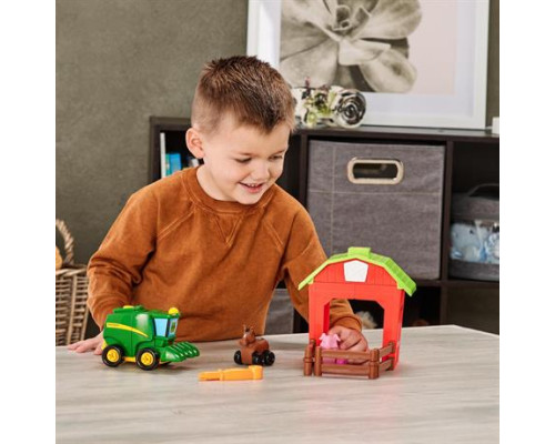 Конструктор John Deere Kids Збери трактор із загоном (47210)