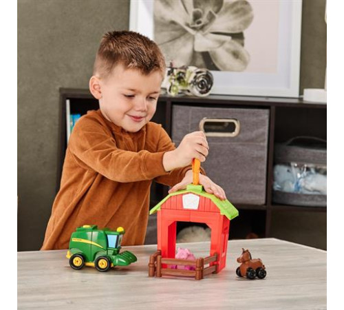 Конструктор John Deere Kids Збери трактор із загоном (47210)