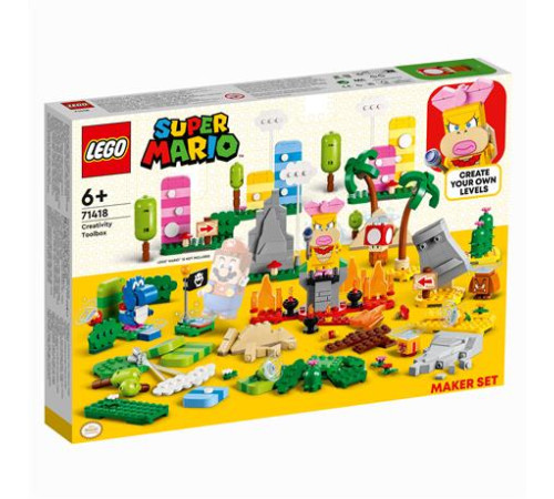 Конструктор LEGO Super Mario Набір для творчості для майстрів 588 ел. (71418) Конструктор LEGO Super Mario Набір для творчості для майстрів 588 ел. (71418)