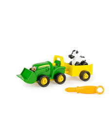 Конструктор John Deere Kids Трактор із ковшем і причепом (47209)