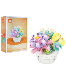 Дитячий конструктор Ramiz 88067A Букет у горщику 253 ел, різнокольоровий