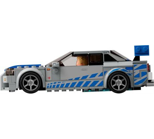 Конструктор LEGO Speed Champions Подвійний форсаж Nissan Skyline GT-R R34, 319 деталей (76917)