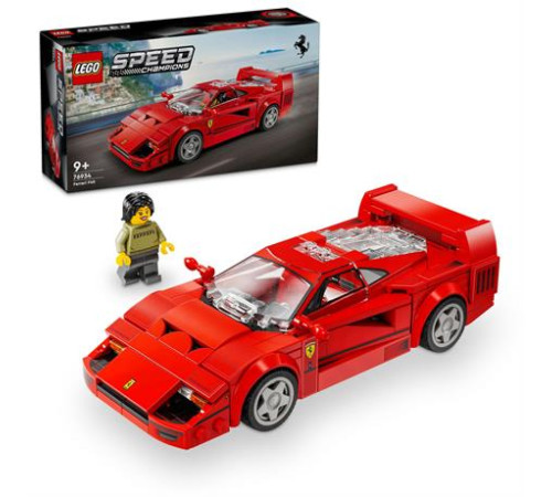 Конструктор LEGO Speed Champions Суперкар Ferrari F40, 318 деталей (76934)