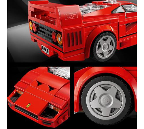 Конструктор LEGO Speed Champions Суперкар Ferrari F40, 318 деталей (76934)