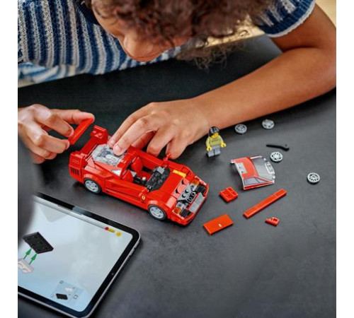 Конструктор LEGO Speed Champions Суперкар Ferrari F40, 318 деталей (76934)