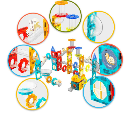 Конструктор магнітний Динозаври Ricokids Конструктор магнітний Динозаври Ricokids