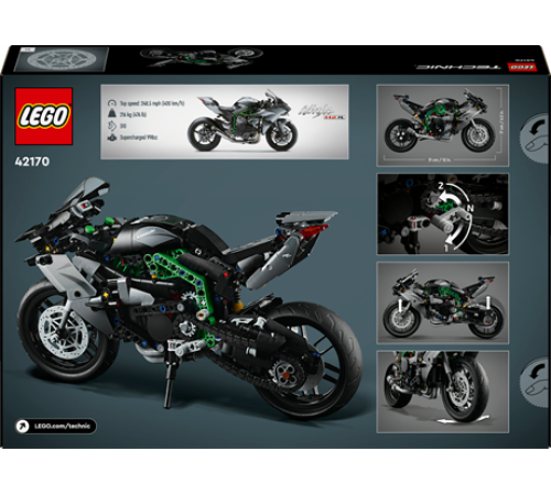 Конструктор LEGO Technic Мотоцикл Kawasaki Ninja H2R 643 ел. (42170)