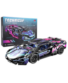 Дитячий конструктор Ramiz 7604 Спорткар 1280 ел, різнокольоровий