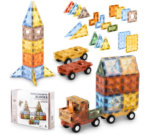 Конструктор магнітний Ricokids Конструктор магнітний Ricokids