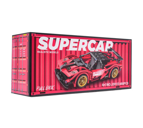 Дитячий конструктор Ramiz J2013C Спортивний автомобіль 482 ел, червоний