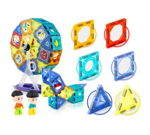 Конструктор магнітний Карусель Ricokids Конструктор магнітний Карусель Ricokids