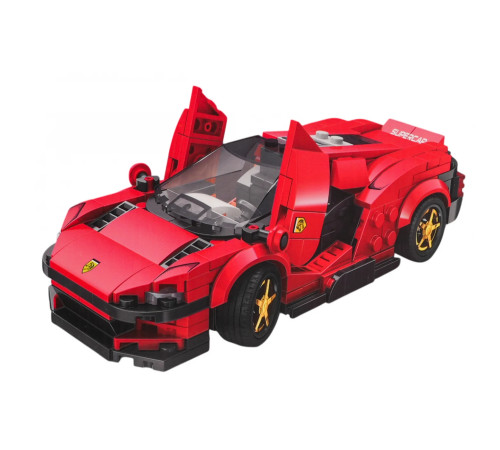 Дитячий конструктор Reobrix 11027 Спортивний автомобіль 306 ел, червоний