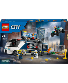 Конструктор LEGO City Пересувна поліцейська криміналістична лабораторія 674 ел. (60418)