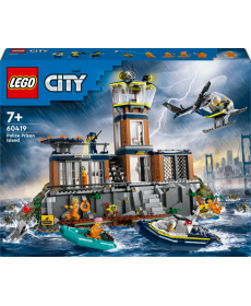 Конструктор LEGO City Поліцейський острів-в'язниця 980 ел. (60419)