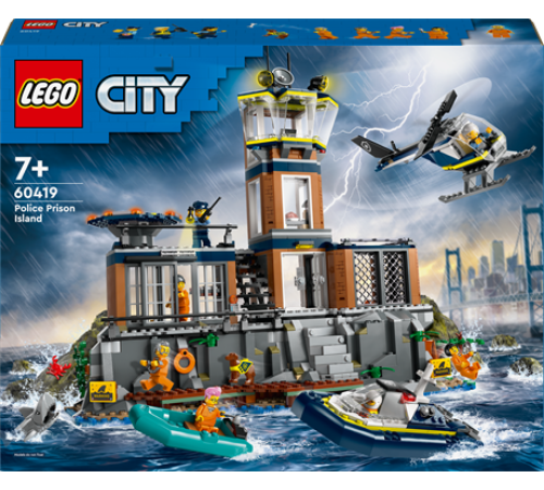 Конструктор LEGO City Поліцейський острів-в'язниця 980 ел. (60419)